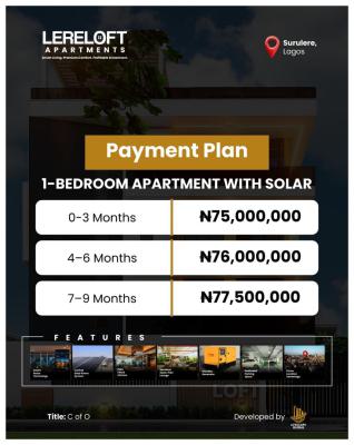 Sophisticated Fully Furnished 1 Bedroom Apartment, Ayetoro, Aguda, Surulere, Lagos, Flat / Apartment for Sale