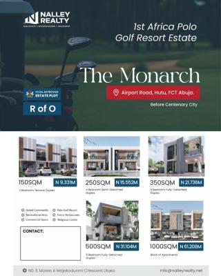 3 Bedroom Terrace Duplex Land, Behind Brains&hammers, Life Camp, Abuja, Residential Land for Sale