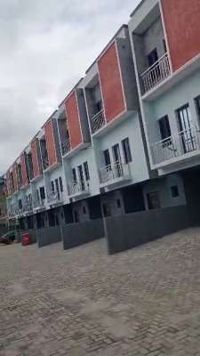 Distress Newly Built 4bedroom Terrace Duplex in Ajah, Abraham Adesanya, Lekki, Lagos, Terraced Duplex for Sale
