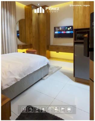 on Bedroom Fully Furnished in Surulere, This Is a Fully Furnished and Functional Shortlet Apartment, Surulere, Lagos, Mini Flat (room and Parlour) for Sale