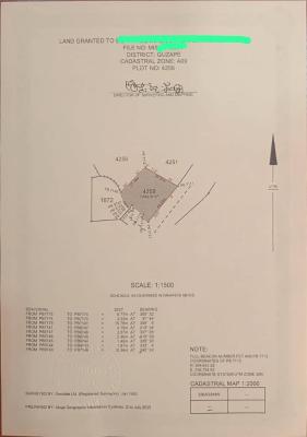 1800m² Residential Plot, Guzape Main, Guzape District, Abuja, Residential Land for Sale