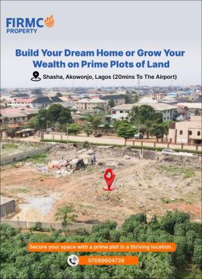 Premium Residential and Commercial Dry Plots of Land, (perfect for Residential and Commercial Purposes), Akowonjo, Alimosho, Lagos, Residential Land for Sale