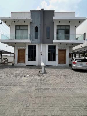 Serviced 4 Bedroom Semi Detached Duplex with Bq, Osapa, Lekki, Lagos, Semi-detached Duplex for Rent