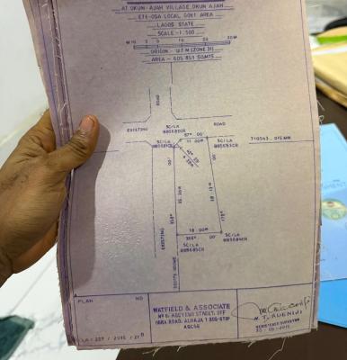 605 Sqm Land, Okun Ajah, Ajah, Lagos, Land for Sale