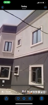 Freshly Built Luxury and Spacious Upstairs, Behind Shoprite, Sangotedo, Ajah, Lagos, Flat / Apartment for Rent