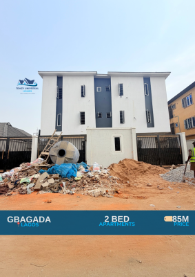 Newly Affordable 2 Bedroom Apartments in a Prime Location, Gbagada, Lagos, Flat / Apartment for Sale