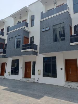 Luxury 4 Bedroom Terrace with Bq Pool Gym in a Secured Estate, Chevron, Lekki, Lagos, Terraced Duplex for Sale