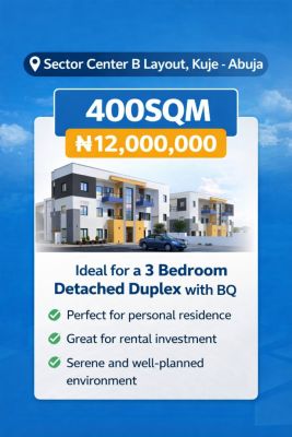 Developing Estate Land, Kuje, Abuja, Residential Land for Sale