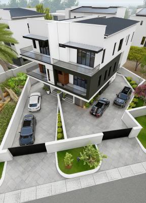 Newly Built 4 Bedroom Semi Detached Duplex Plus Bq, Spaciously Built Offplan Home with Bq in a Secured Estate, Omole Phase 1, Ikeja, Lagos, Semi-detached Duplex for Sale