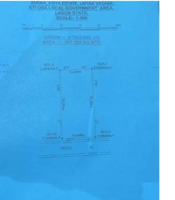 808sqm  Land Purchase Prestigious at Buena Vista Estate Off Orchid, Orchid Road Lekki, Lekki, Lagos, Residential Land for Sale