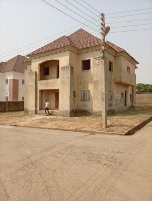 5 Bedroom Detached Duplex & 1 Room Bq Semifinished, Phase 4, Kubwa, Abuja, Detached Duplex for Sale