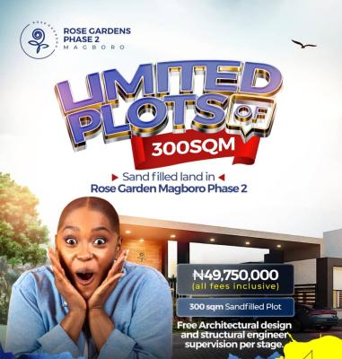 Land, Rose Gardens Phase 2, Wemabod Estate, Magboro, Ogun, Residential Land for Sale