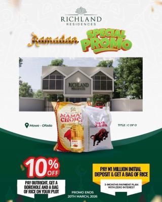 Prime Plots and Acres of Dry Land, Mowe Ofada, Ogun, Residential Land for Sale