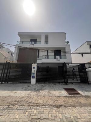 Neatly Built 4 Bedroom Semi-detached with Bq in a Secured Estate, Ikate, Lekki, Lagos, Semi-detached Duplex for Sale