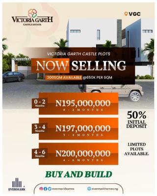 Buy and Build Land in Vgc, Own a Piece of Pure Elegance at Victoria Garth Castle, Vgc, Lekki, Lagos, Land for Sale