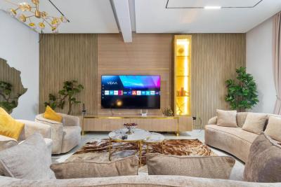 Elegantly Designed 3 Bedroom Terrace with Pool, Cinema & Gym, Lekki Phase 1, Lekki, Lagos, Flat / Apartment Short Let