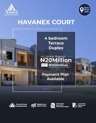 Luxury 4 Bedroom Terrace Duplex N Ojodu Ikeja, Ojodu, Ojodu, Lagos, Terraced Duplex for Sale