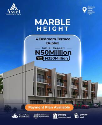 4 Bedroom Terrace Duplex Omole Phase 2, Omole Phase 2, Omole Phase 2, Ikeja, Lagos, Terraced Duplex for Sale