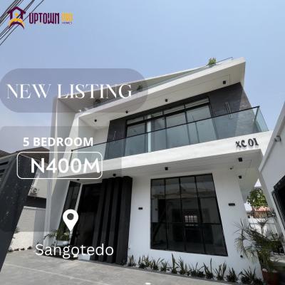 5 Bedroom Fully Detached Duplex, Sangotedo, Ajah, Lagos, Detached Duplex for Sale