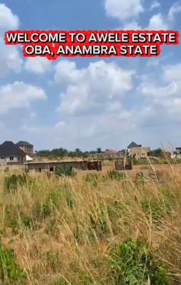 Buy & Build Land with C of O in Awele Estate, Oba (anambra State), Awele Estate, Oba, Idemili, Anambra, Residential Land for Sale