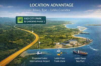 Affordable Land Price, Eko City Park and Gardens Phase 2, Estate Ile-aje, Itokin, Epe, Lagos, Mixed-use Land for Sale
