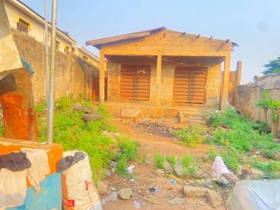 Reconstructible Bungalow on Half Plot of Land, Meiran, Agege, Lagos, Residential Land for Sale