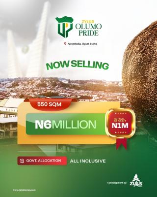 Land, Abeokuta North, Ogun, Residential Land for Sale