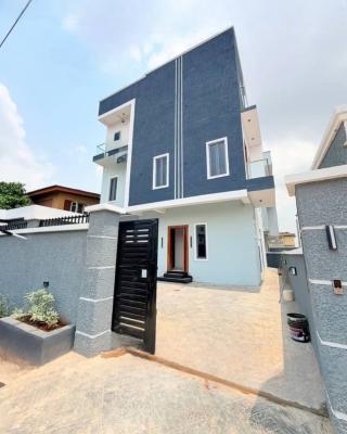 Lovely Built 5 Bedroom Detached Duplex with Bq in Secure Estate, Adeniyi Jones, Ikeja, Lagos, Detached Duplex for Sale