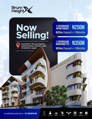 2 Bedroom Apartment with Lengthy Payment Plan, Lekki Phase 1, Lekki, Lagos, Flat / Apartment for Sale
