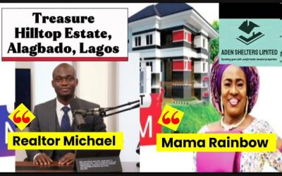 Luxury Bedroom Carcasses in Secured Estate, Treasure Hilltop Estate, Alagbado, Ifako-ijaiye, Lagos, Detached Duplex for Sale