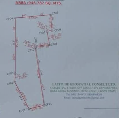 946 Sqm Land - Facing The Express, Lakowe, Ibeju Lekki, Lagos, Commercial Land for Sale