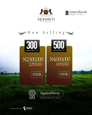 Residential Land Buy and Build in Ikrodu, Monarch Residence, Emuren, Ikorodu* ‼️, Ikorodu, Lagos, Residential Land for Sale