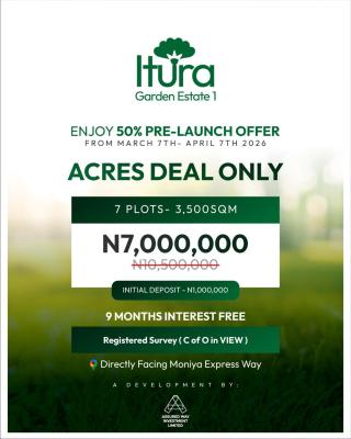 High-potential Land Investment in a Rapidly Developing Estate, Moniya, Ibadan, Oyo, Residential Land for Sale