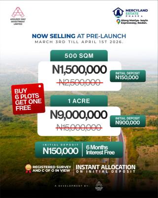 Secure Your Future with Premium Land in a Rapidly Growing Estate, Moniya, Ibadan – Oyo State, Nigeria, Moniya, Ibadan, Oyo, Residential Land for Sale