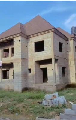 4bedroom Ensuit Fully Detached Duplex Carcass, in an Estate, Lugbe District, Abuja, Detached Duplex for Sale