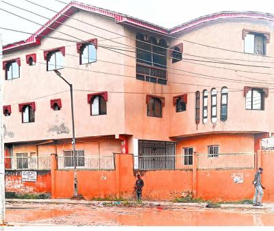 a Standard Two Storey Building on a Corner Piece Location, Egbeda Okunola, Egbeda, Alimosho, Lagos, Flat / Apartment for Sale