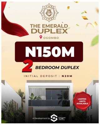 Affordable 2 Bedroom Fully Detached Duplex Suite for Investment, Ogombo, Ajah, Lagos, Detached Duplex for Sale