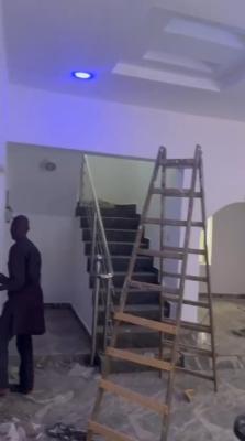 (enf).    4 Bedroom Duplex in Abesan Estate Ipaja, Abesan Estate Ipaja, Ipaja, Lagos, Detached Duplex for Rent