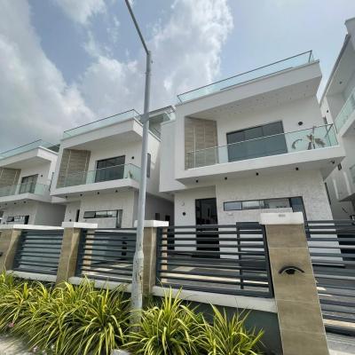 5 Bedroom Fully Detached Duplex with Bq and Home Cinema, Osapa, Lekki, Lagos, Detached Duplex for Sale
