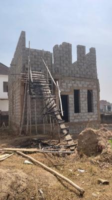 3bedroom Carcass Terrace., Nut Opposite River Park Lugbe, Lugbe District, Abuja, Terraced Duplex for Sale