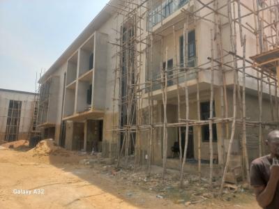 5 Bedrooms Terraced Duplex ( Carcass), Near Nnpc Filling Station, Guzape District, Abuja, Terraced Duplex for Sale