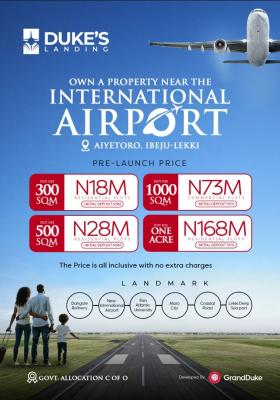 Buy and Build Land with Instant Allocation, Dukes Landing, Aiyetoro, Ibeju Lekki, Lagos, Residential Land for Sale