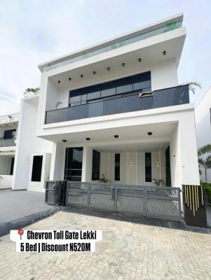 5 Bedroom Fully Detached Duplex with Swimming Pool & Gym, Chevron Toll Gate, Lekki, Lagos, Detached Duplex for Sale