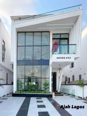 Contemporary Designed 5 Bedroom Fully Detached Duplex with Bq & Gym, Ajah, Lagos, Detached Duplex for Sale