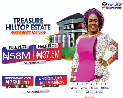 Luxury 4 Bedroom Duplex (carcass), Command Road, Alagbado, Ifako-ijaiye, Lagos, Detached Duplex for Sale
