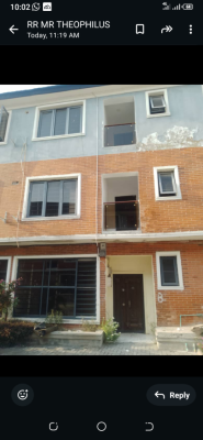 4 Bedroom Terraced Duplex on 2 Floors in a Secured Estate, in an Estate, Osapa, Lekki, Lagos, Terraced Duplex for Rent