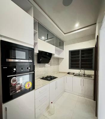 Serviced with 24/7 Power Supply 2 Bedroom En-suite Flat with Fitted Ki, Lekki Phase 1, Lekki, Lagos, Flat / Apartment for Rent