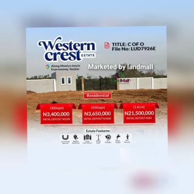 1 Acre of Mixed Used Land, Moniya, Ibadan, Oyo, Mixed-use Land for Sale