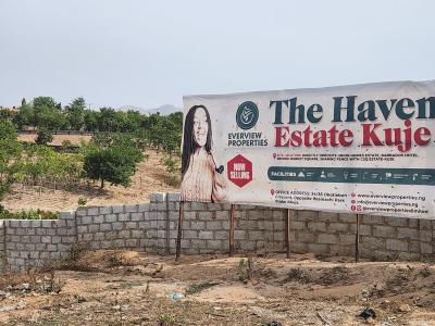 Get a 400sqm Plot for a 3-bedroom Fully Detached Bungalow, Directly Opposite Unions Homes Estate, Barbados Hotel Behind Market Sq, Kuje, Abuja, Residential Land for Sale