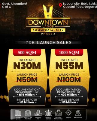 Developed Dry Land for Commercial Purposes with C of O, By Lagos-calabar Coastal Road, Ibeju Lekki, Lagos, Commercial Land for Sale